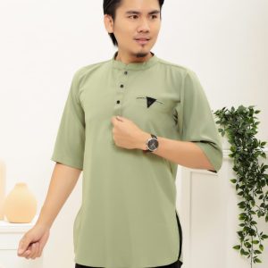 Alternative view of Kurta Short Sleeve - Green