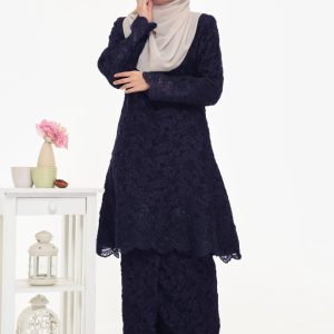 Buju Kurung Navy Blue