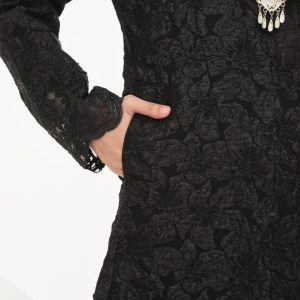 Alternative view of Baju Kurung Riau Brocade - Black